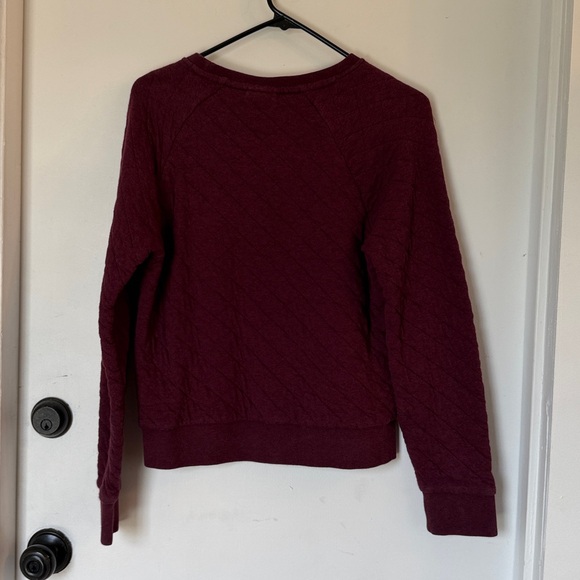 Patagonia Women’s Organic Cotton Quilt Crew Chicory Red small - Picture 5 of 5